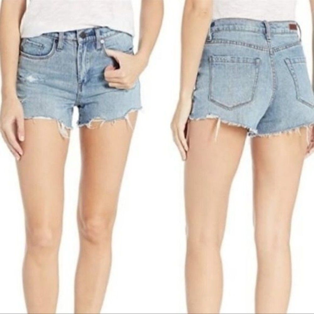 BlankNYC The Barrow vintage high rise short blue denim size 31 BoxK